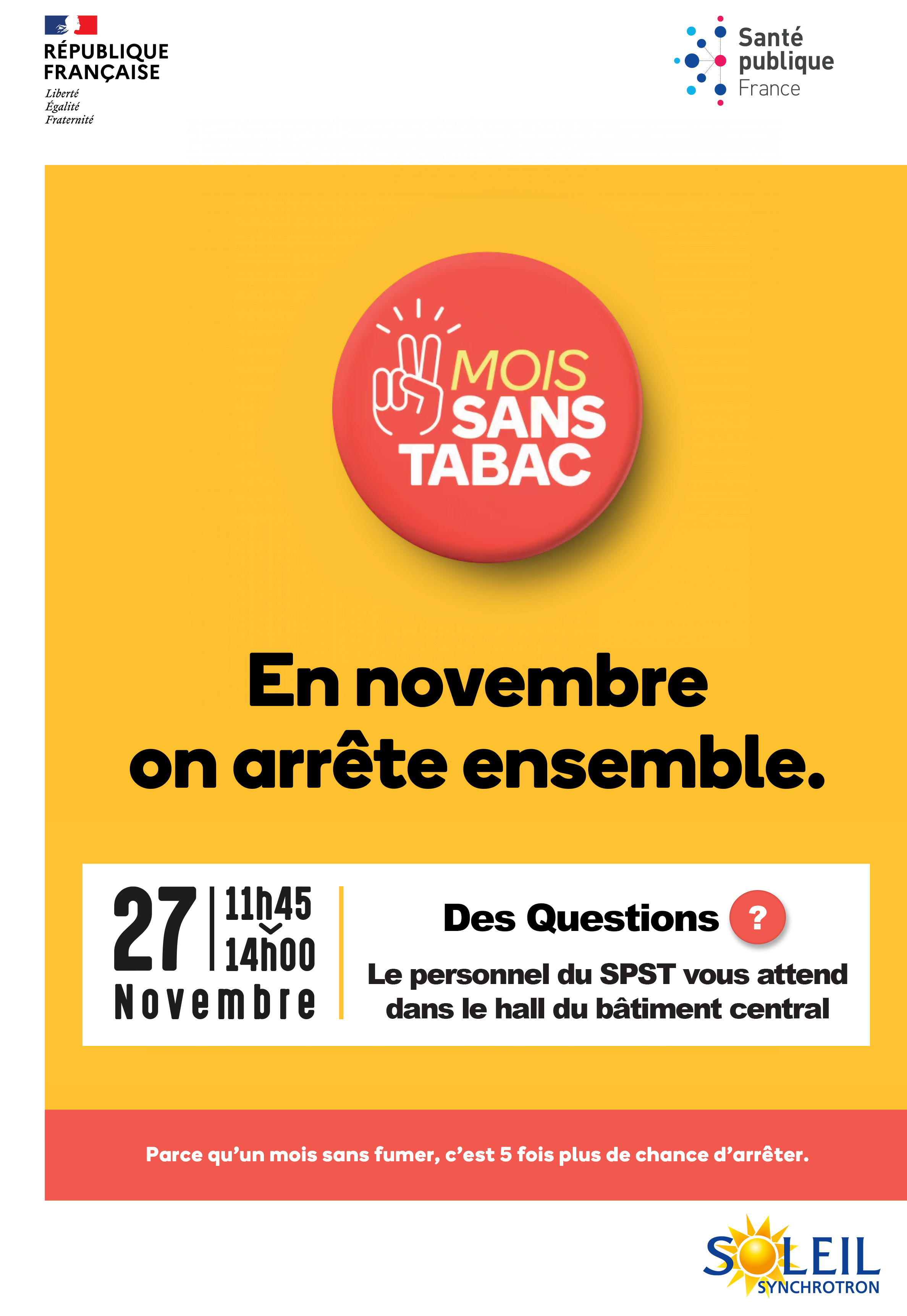 Affiche mois sans tabac